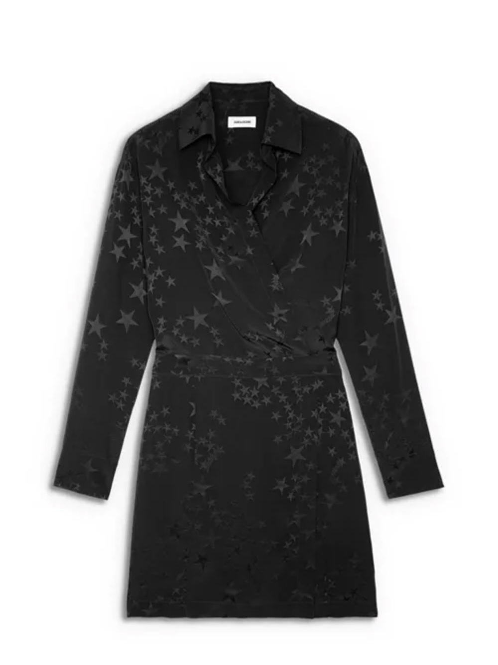 ZADIG & VOLTAIRE black star pattern dress
